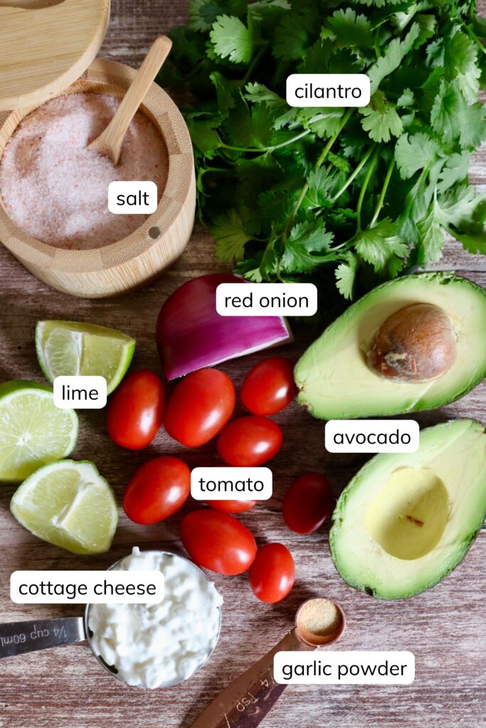 protein guacamole ingredients photo